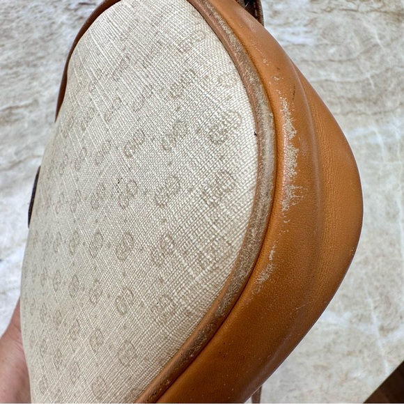 Vintage GUCCI web GG monogram coated mini crossbody bag. - Picture 14 of 16
